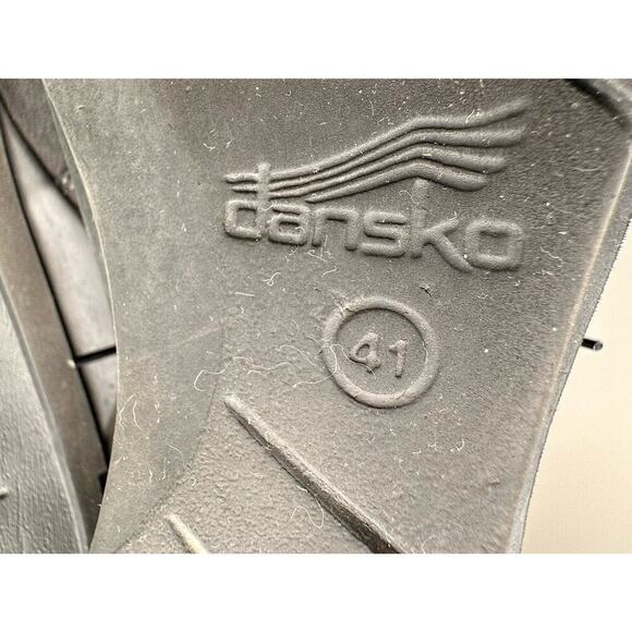 Dansko Joy Black Burnished Nubuck Chukka Womens Sz 41 US Sz 10.5-11 Comfort - Picture 13 of 16